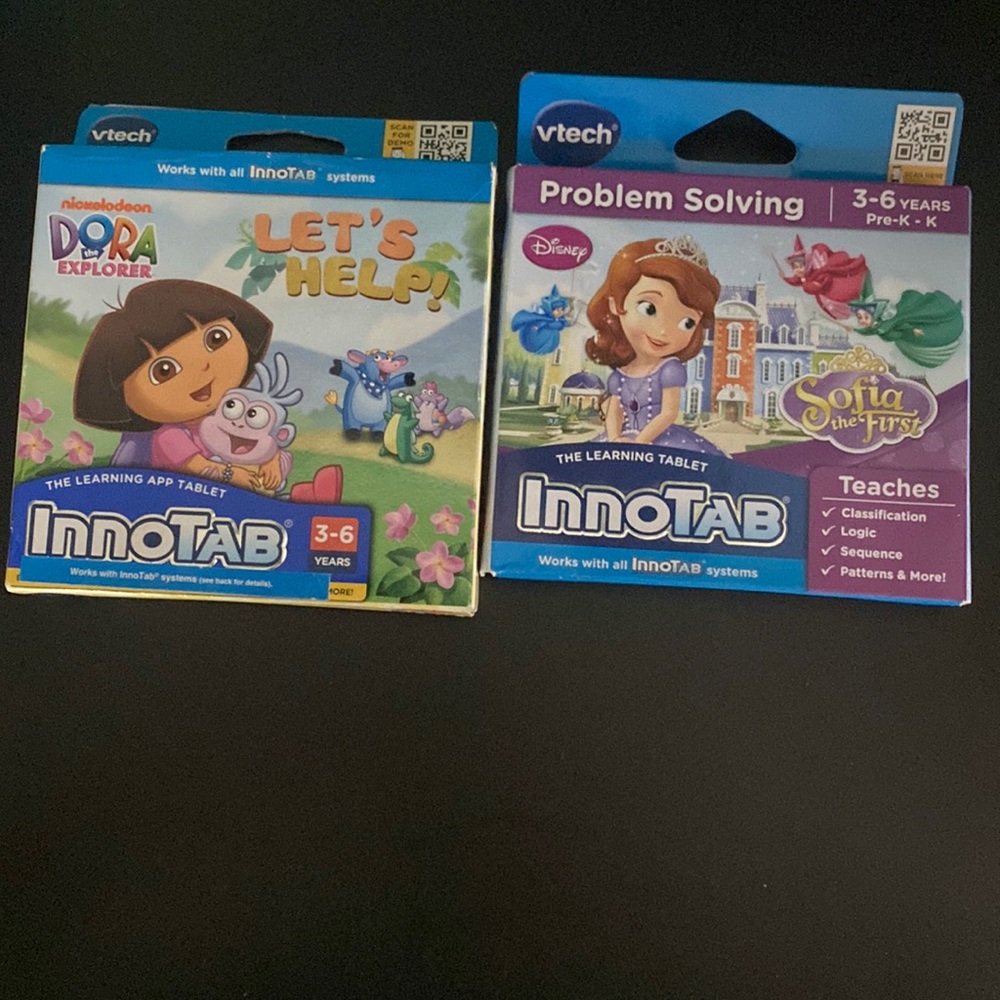 VTECH Innotab Dora the explorer and Sofía the first/ ages 3-6